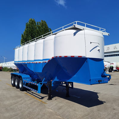 60cbm Цементный бак Полуприцеп Прицеп грузовика в 12400 * 2500 * 1580 мм