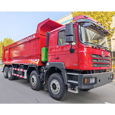 12 Номер передней смены Shacman 8X4 F3000 Дамп-грузовики для тяжелых машин плоская кабина