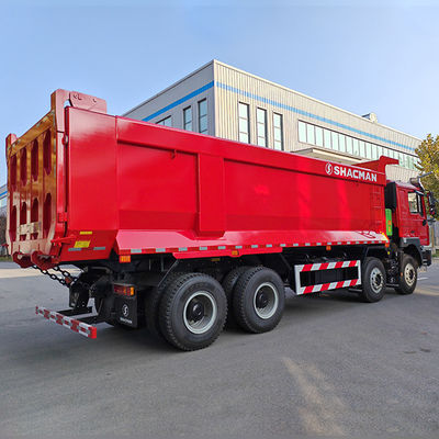 12 Номер передней смены Shacman 8X4 F3000 Дамп-грузовики для тяжелых машин плоская кабина