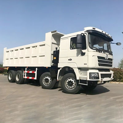 Shacman 8X4 Дамп-грузовики для тяжелых машин LHD грузовой бак Размер 6800*2350*1600 мм
