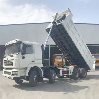 Shacman 8X4 Дамп-грузовики для тяжелых машин LHD грузовой бак Размер 6800*2350*1600 мм