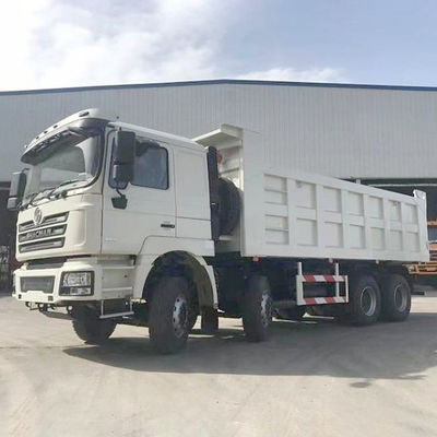 Shacman 8X4 Дамп-грузовики для тяжелых машин LHD грузовой бак Размер 6800*2350*1600 мм