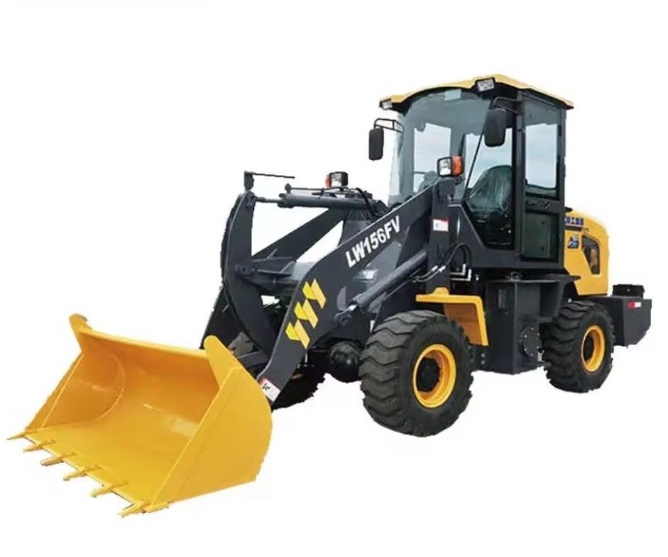 1500 кг LW156FV миниатюрный колесный погрузчик с массой машины 1 тонны и 23,5-25